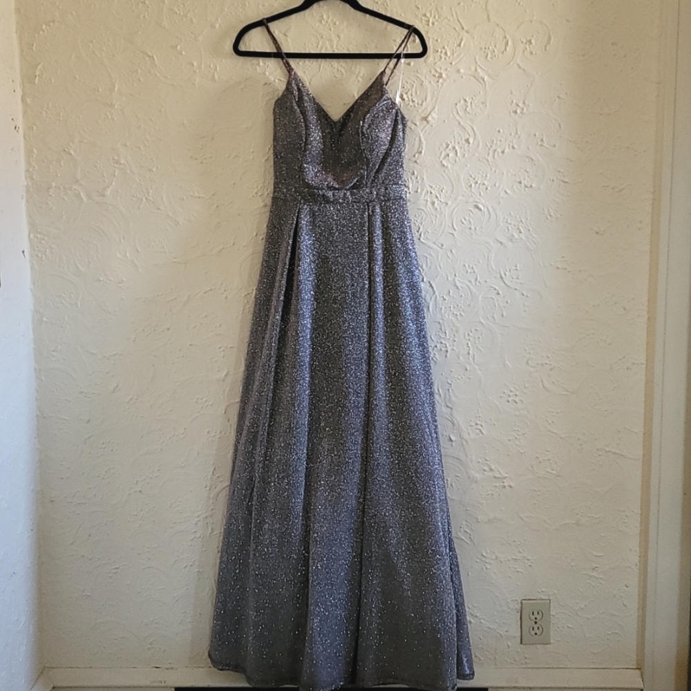 Special occasion dress,Silver,Glitter,sparkle